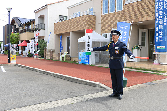 住宅展示場 1日の流れイメージ